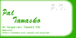 pal tamasko business card